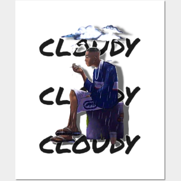 Cloudy ☁️ Day Wall Art by CazzyShop